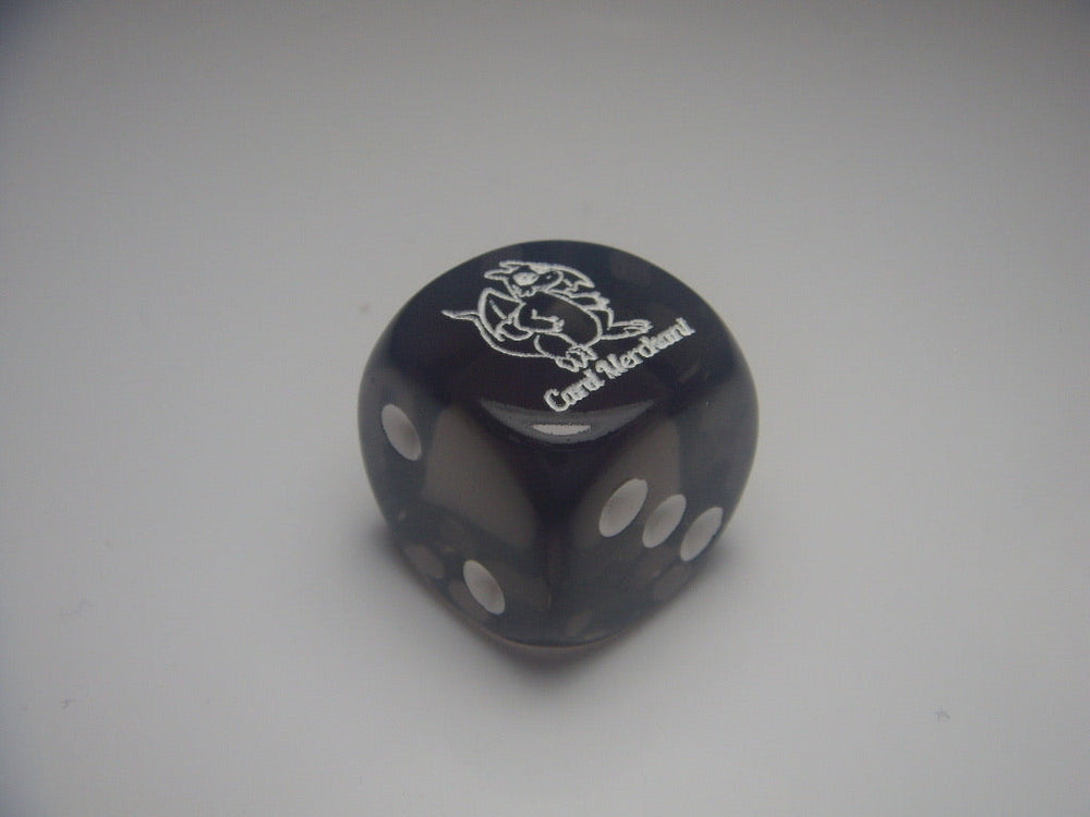 Set of 4x Card Merchant Dice - Black