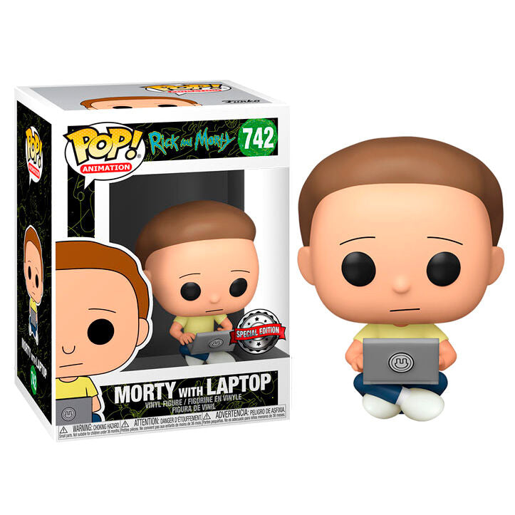 Rick and Morty - Morty (With Laptop) Pop! 742