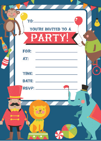 Party Invite Pad