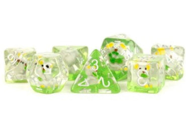 Vortex 12mm Mini 4 Sided D4 Dice, 6 Pieces - Bright Green with