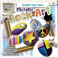 Metallic Rock art