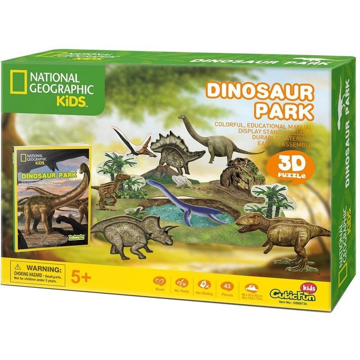 National Geographic Kids - Dinosaur Park 3D Puzzle