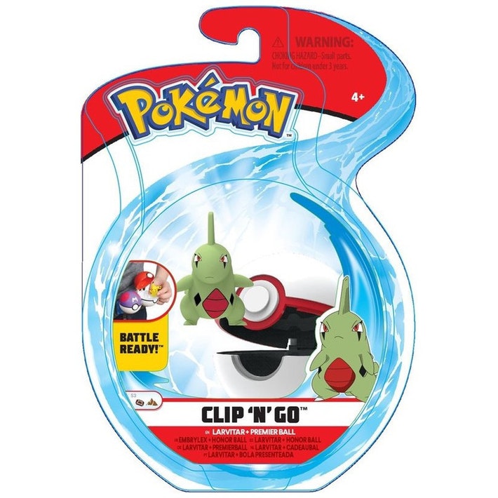 Clip N Carry Pokeball - Larvitar