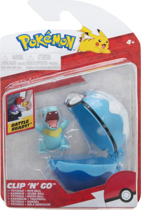Clip n' Go! Totodile & Dive Ball
