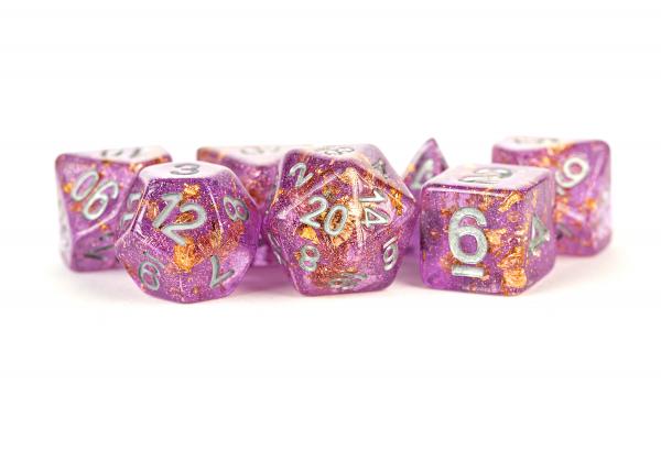 MDG - RESIN POLY SET: PURPLE W/ GOLD FOIL