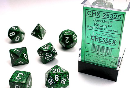 Chessex 7-Die Set - Speckled