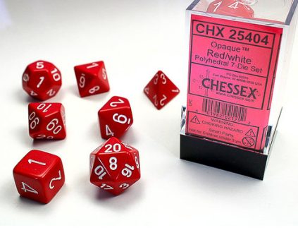 Chessex 7-Die Set - Opaque