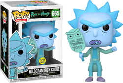 Rick and Morty - Hologram Rick (We See Through You) Pop! 665