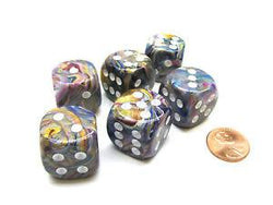 Chessex: D6 Festive™ DICE SET - 16MM