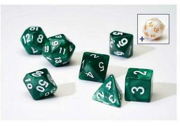 Sirius Dice 7-Die Set - Pearl