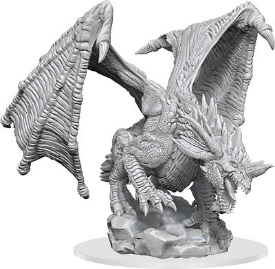 D&D Miniature Figurine - Young Blue Dragon