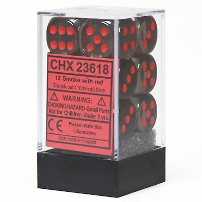 Chessex 12-Die Set - Translucent