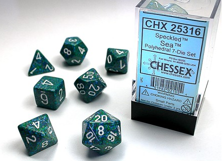 Chessex 7-Die Set - Speckled