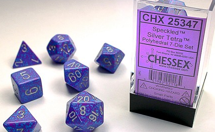 Chessex 7-Die Set - Speckled