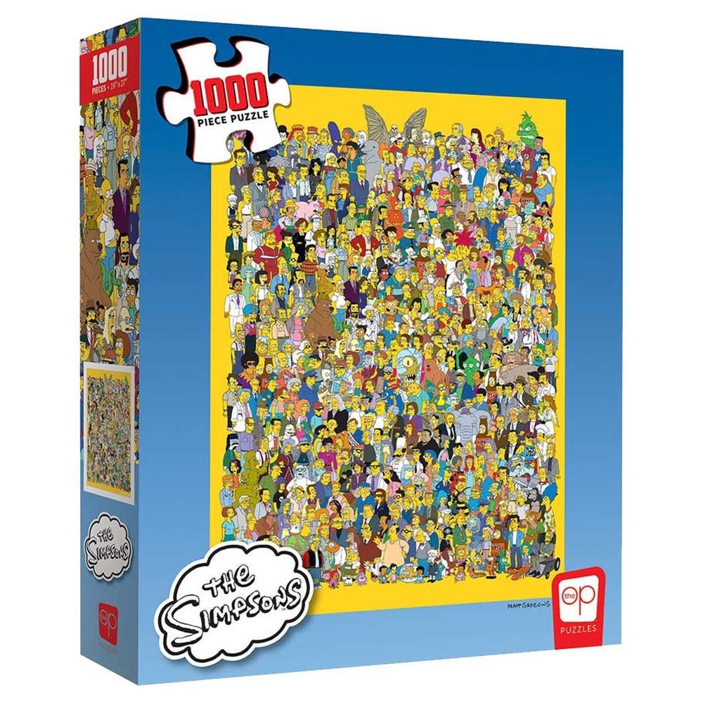 The Simpsons 1000 Piece Puzzle - The Simpsons Cast