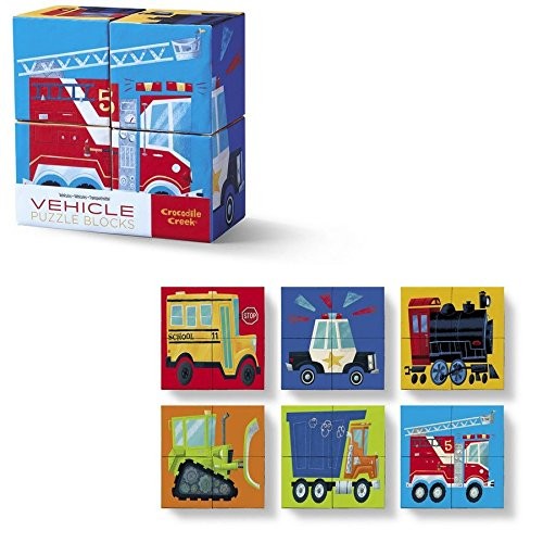 Crocodile Creek - Vehicle Puzzle Blocks